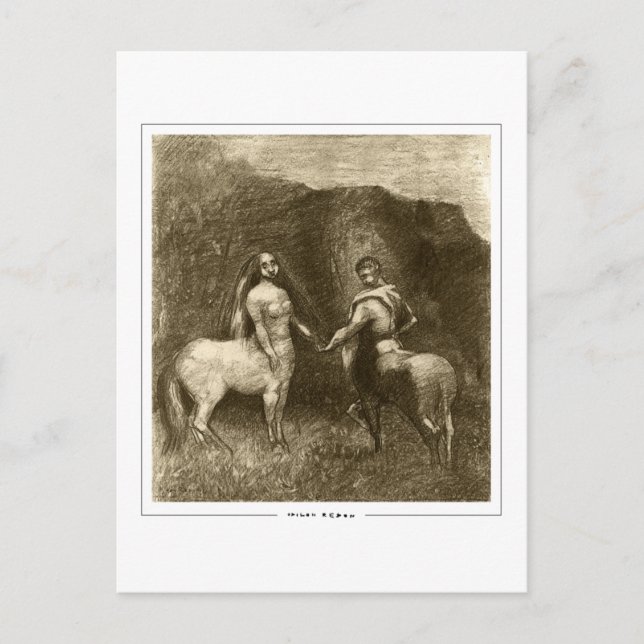 Odilon Redon #573 - Fine Art Postcard Postkarte (Vorderseite)