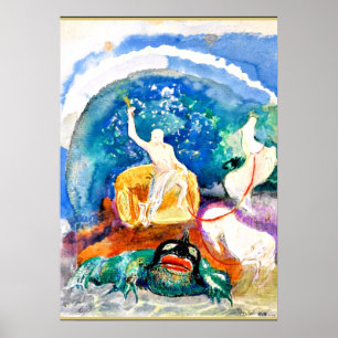 Odilon Redon - Apollo Riding a Green Monster Poster