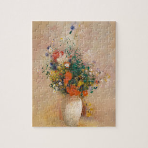 Odilon Redon: Blume (rosa Hintergrund)