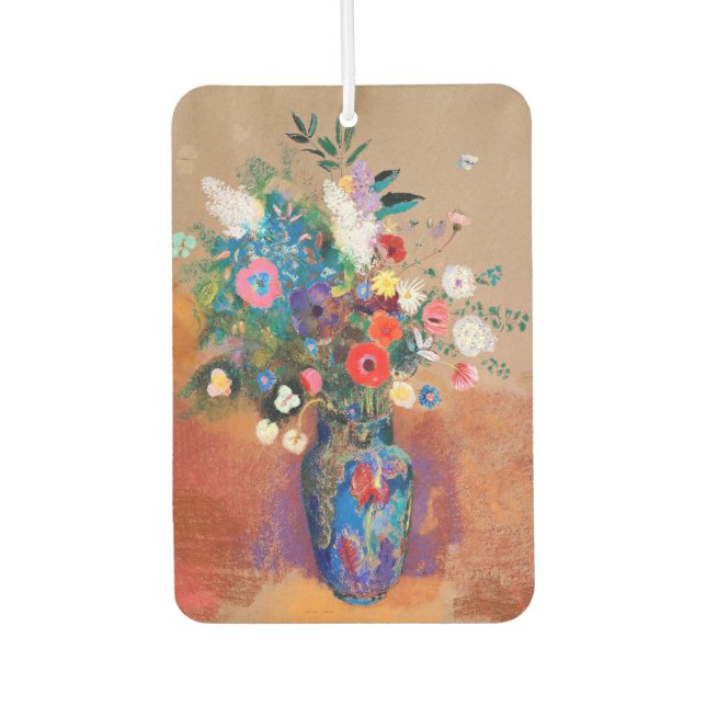 Odilon Redon - Bouquet der Blume, Autolufterfrischer (Vorderseite)