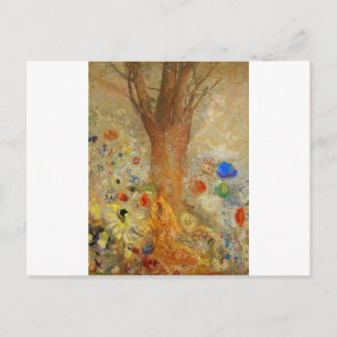 Odilon Redon Buddha in seiner Jugend Postkarte