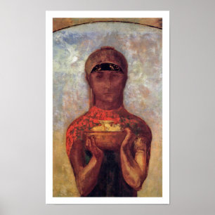 Odilon Redon - Chalice des Geheimnisses - geistige Poster