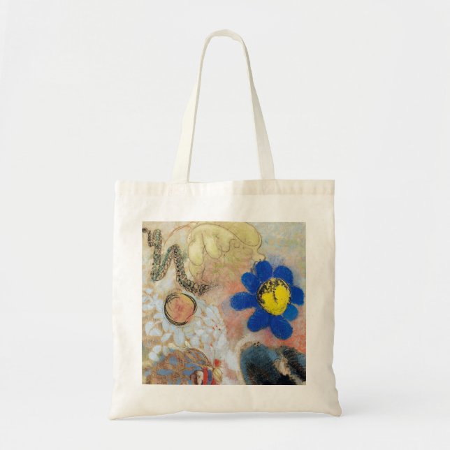 Odilon Redon - Flora von MarineUnderwater Tragetasche (Vorne)