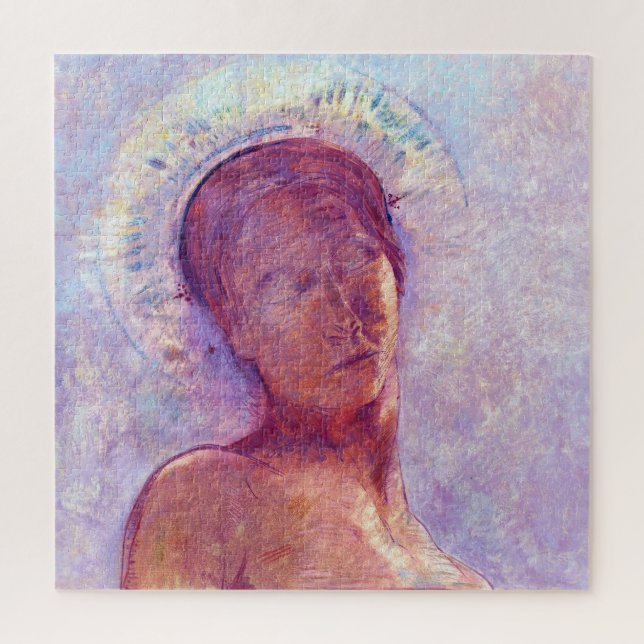 Odilon Redon, geschlossene Augen 1889 (Vertikal)