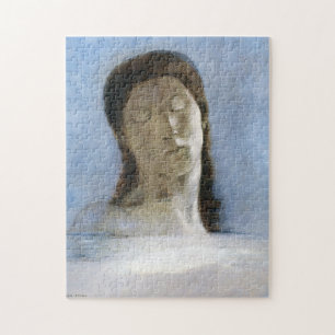 Odilon Redon, geschlossene Augen 1890 