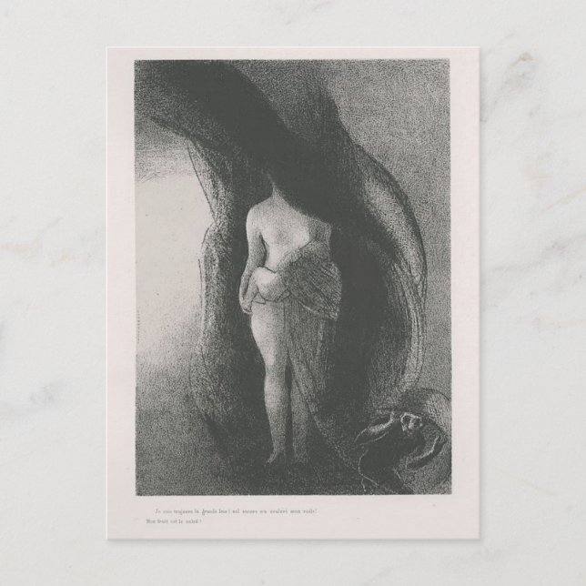 Odilon Redon - Ich bin immer noch die große Isis Postkarte (Vorderseite)