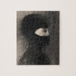 Odilon Redon. Rüstung. Dunkle Frau Gesicht. Symbol<br><div class="desc">Odilon Redon "Armor" Puzzle.</div>