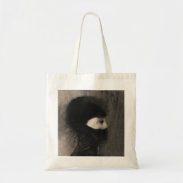 Odilon Redon. Rüstung. Dunkle Frau Gesicht. Symbol Tragetasche