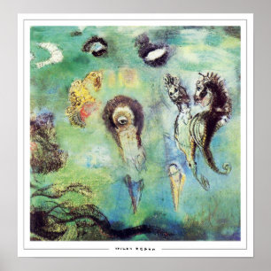 Odilon Redon Zedign Affiche d'art #234