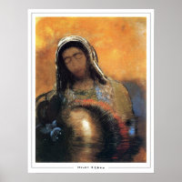 Odilon Redon Zedign Art Poster #315