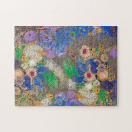 Odilon Redons abstrakte Blume Hintergrund.