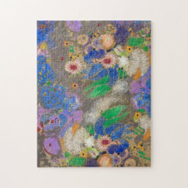 Odilon Redons abstrakte Blume Hintergrund.