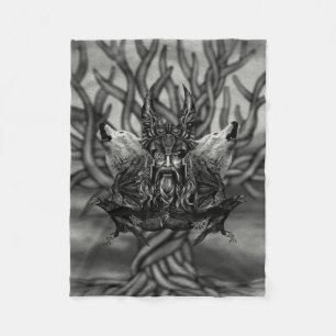 Odin - All-Vater Fleecedecke