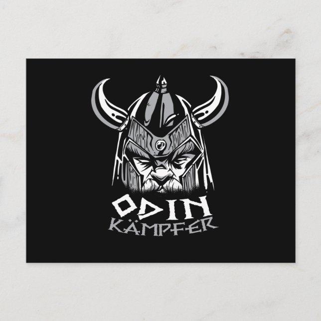 Odin Fighter Postkarte (Vorderseite)