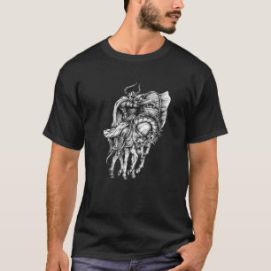 Odin Motif Hoodie, Viking Deity, Warrior Rider Swo T-Shirt
