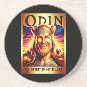 ODIN, MY SPIRIT IN MY HEART. GETRÄNKEUNTERSETZER