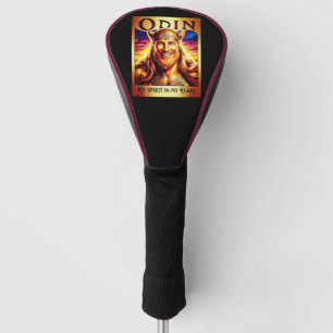 ODIN, MY SPIRIT IN MY HEART. GOLF HEADCOVER