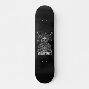Odin Raben Wikinger-Mythologie Valhalla wartet Skateboard