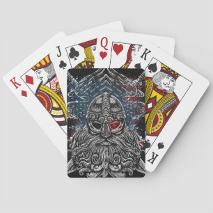 Odin ravens and Schwerter Viking Mythology USA fla Spielkarten