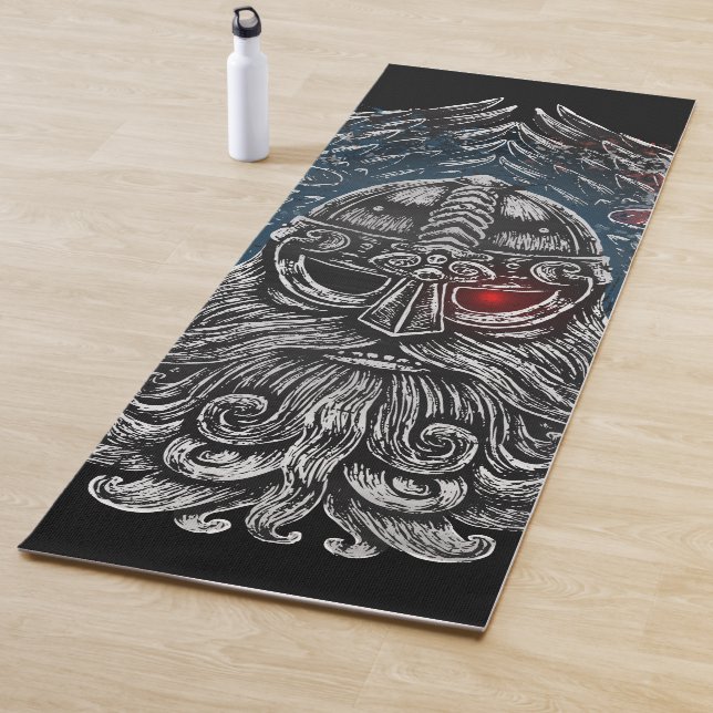Odin ravens and Schwerter Viking Mythology USA fla Yogamatte (Beispiel)