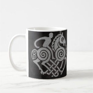 Odin Riding Sleipnir - Norse Mythology Viking Art Kaffeetasse
