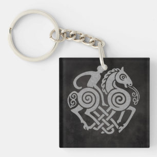 Odin Riding Sleipnir - Norse Mythology Viking Art Schlüsselanhänger