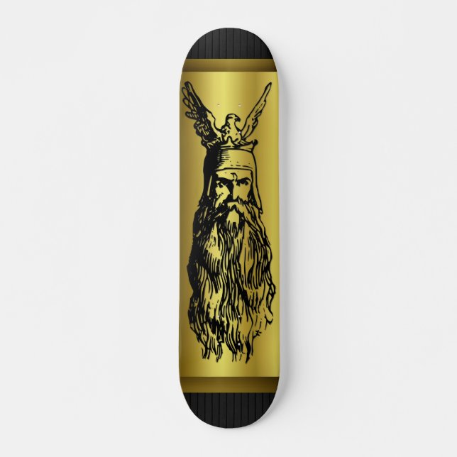 Odin - Skandinavier-Gott Skateboard (Vorne)