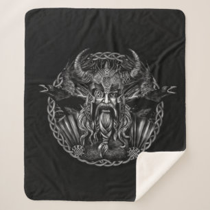 Odin und seins ravens Huginn und Muninn Sherpadecke