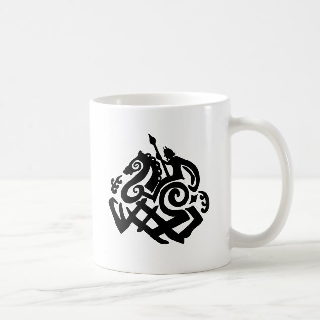 Odin und Sleipnir Kaffeetasse (Rechts)