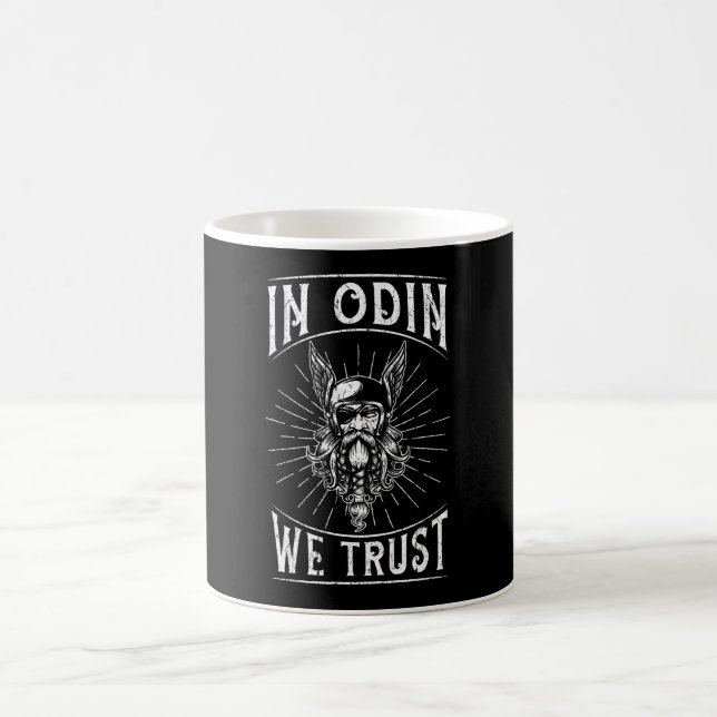 Odin wir vertrauen kaffeetasse (Mittel)