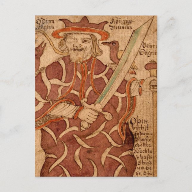 Odinn Postkarte (Vorderseite)