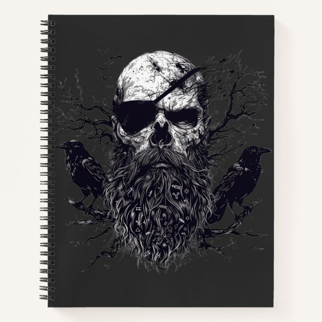 Odins Flüstern: Viking Spirit Invocation Notizbuch (Vorderseite)