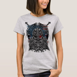 Odins Raben und Schwerter Wikinger-Mythologie USA- T-Shirt