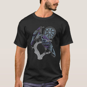 Odins Raben Wikinger keltisch Huginn Muninn T-Shirt