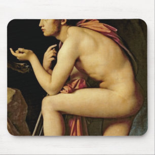 Ödipus und die Sphinx, 1808 Mousepad
