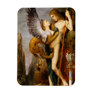 Ödipus und Sphinx Magnet