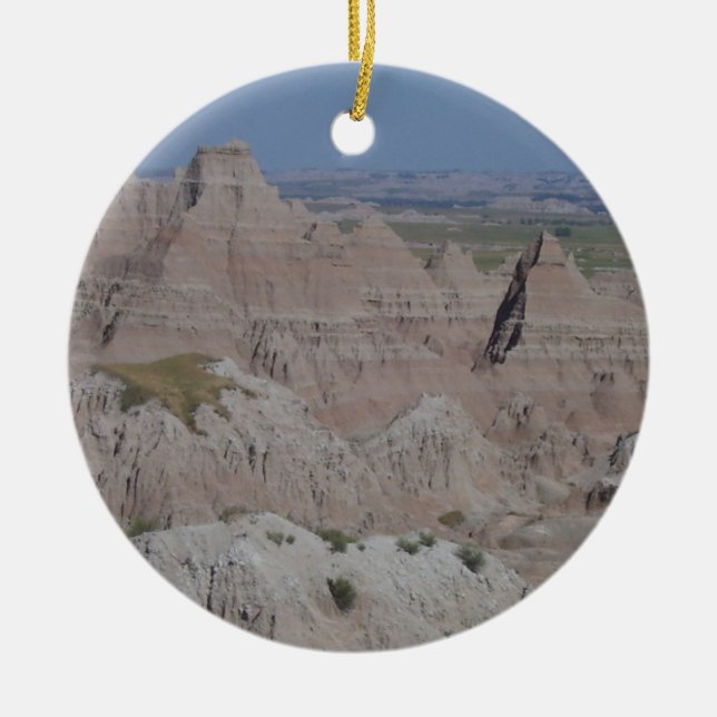 Ödland-Weihnachtsbaum-Verzierung Keramikornament (Vorne)