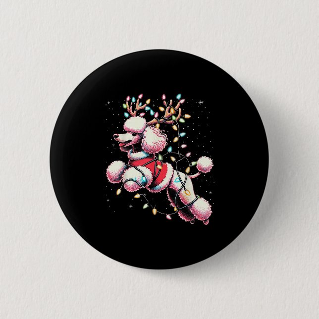 Odle Santa Christmas Tree Lights, Funny Ugly Pajam Button (Vorderseite)