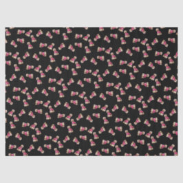 Odles of Poodles (rosa auf schwarz) Seidenpapier