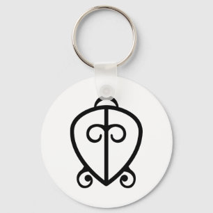 Odo Nnyew Fie Kwan   Power des Liebe-Symbols Schlüsselanhänger