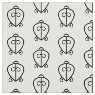 Odo Nnyew Fie Kwan   Power des Liebe-Symbols Stoff
