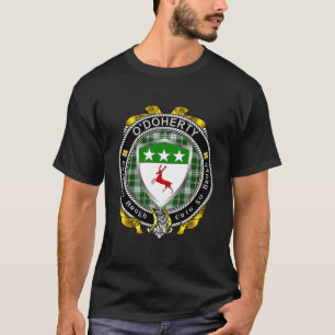 O'Dohertydoherty Irish Abzeichen Wst Patrick Tarta T-Shirt