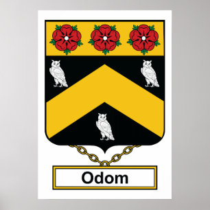 Odom Familienwappen Poster