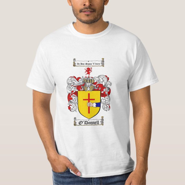 O'Donnell-Familienwappen - O'Donnell-Wappen T-Shirt (Vorderseite)