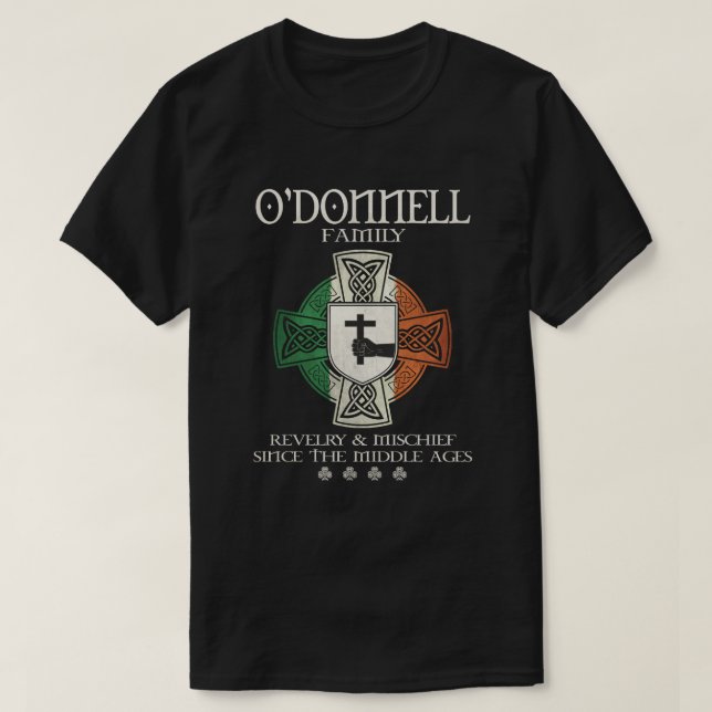 O'Donnell Family Ireland O'Donnell Nachname T-Shirt (Design vorne)