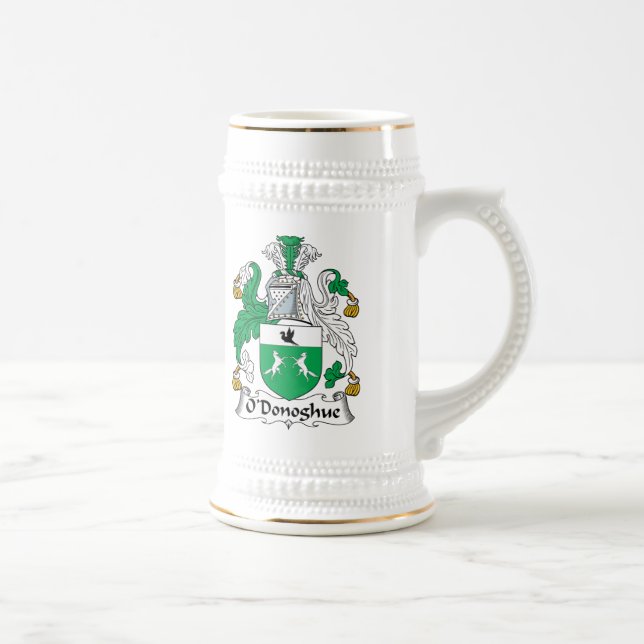 O'Donoghue-Familienwappen Bierglas (Rechts)