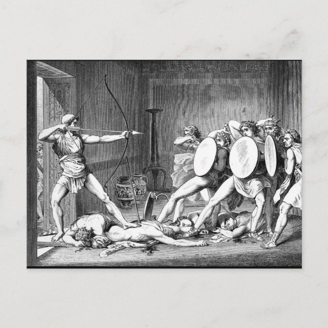 Odysseus Postkarte (Vorderseite)