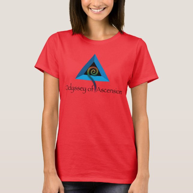 Odyssey von Ascension - Weiß/Schwarz Cuff T-Shirt (Vorderseite)