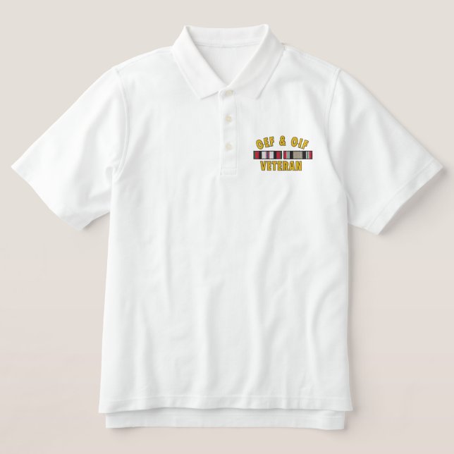 OEF und OIF besticktes Shirt (Design Vorderseite)