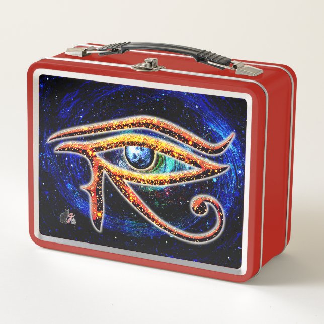 OEil de Horus lunchbox métallique (Devant)
